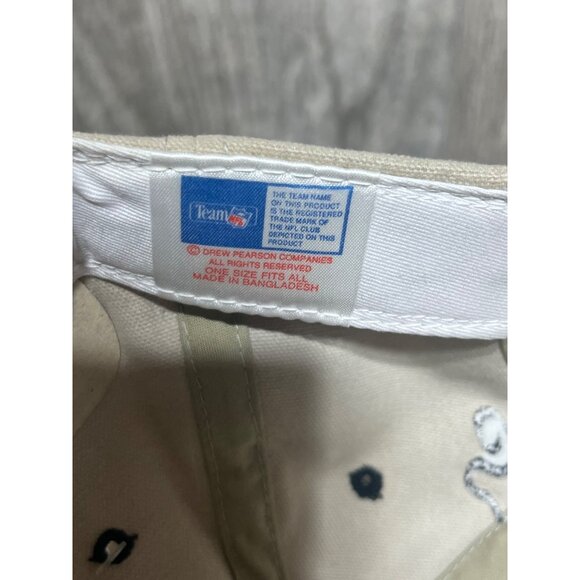 Vintage 90's New Orleans Script Drew Pearson Team NFL Strapback Hat NWT - Picture 7 of 7